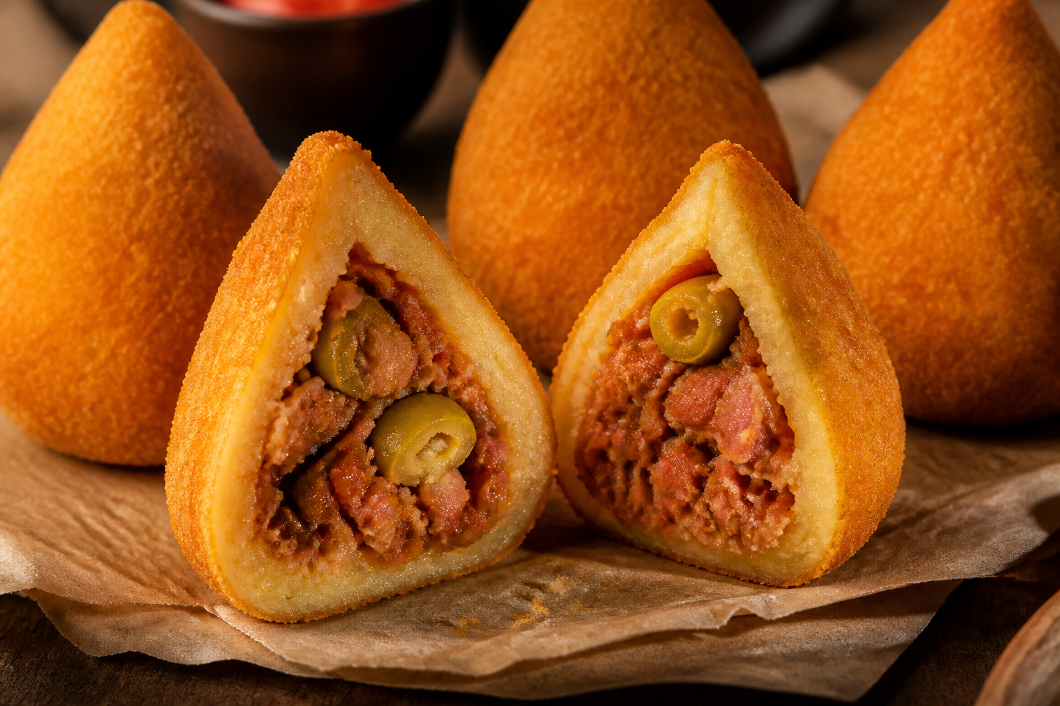 Coxinha de calabresa